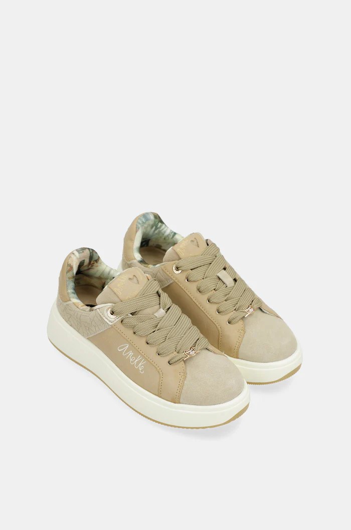 Pantofi dama sneakers – ANE 40380 bej Femei
